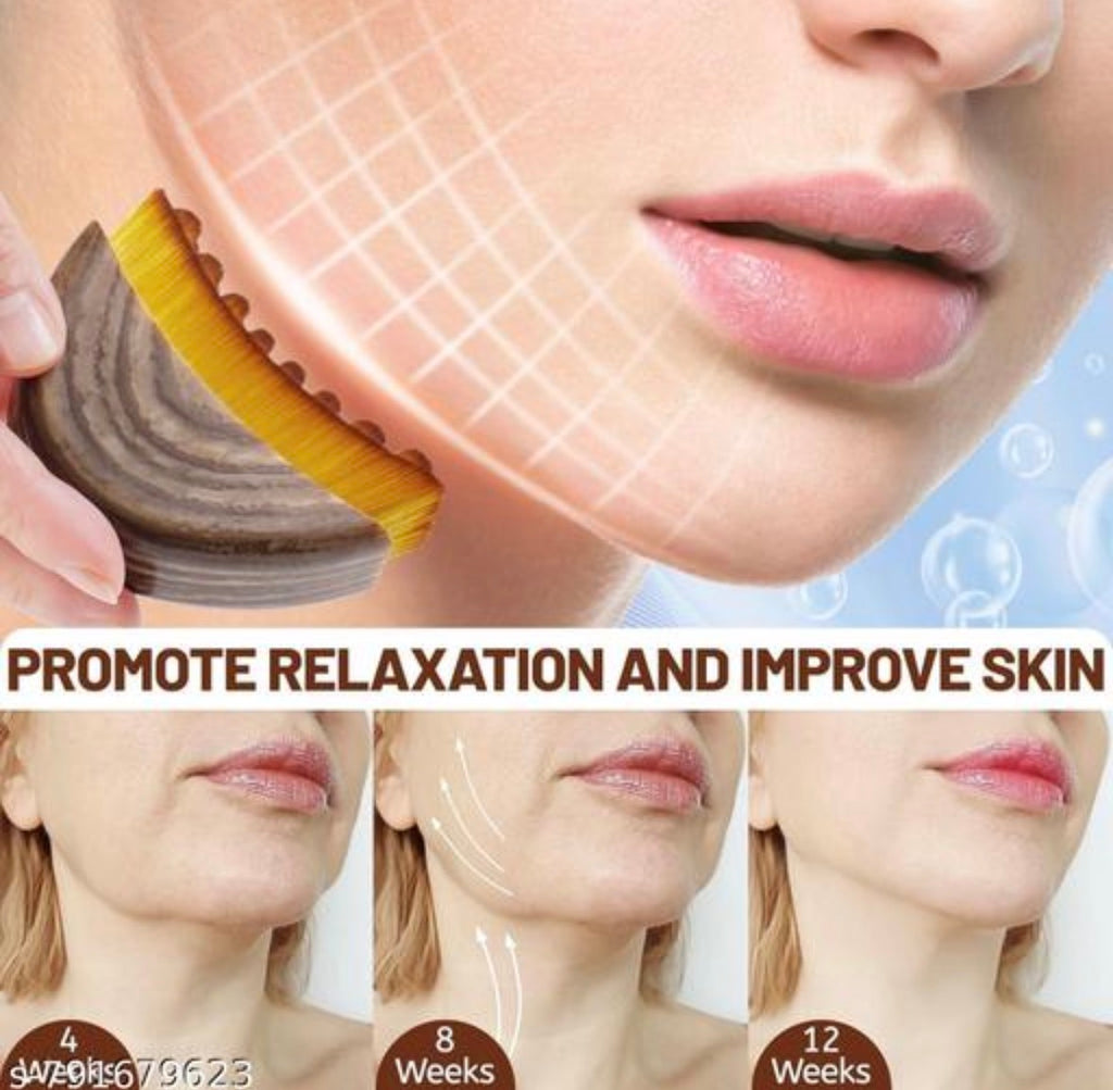 Facial Lymphatic Remover Brush – Deep Cleansing & Skin Revitalizing Tool ✨🧖‍♀️