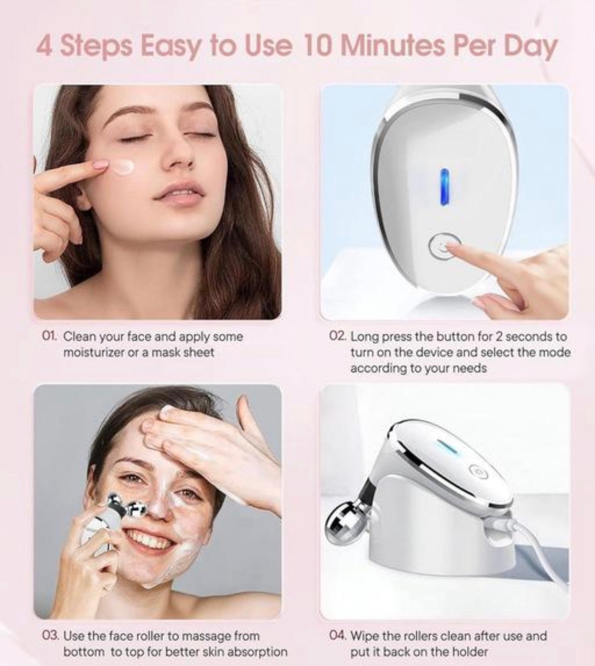 Revolutionary Electric Facial Massager – Glow Like Never Before!
